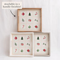 Christmas Stamps Serving Tray