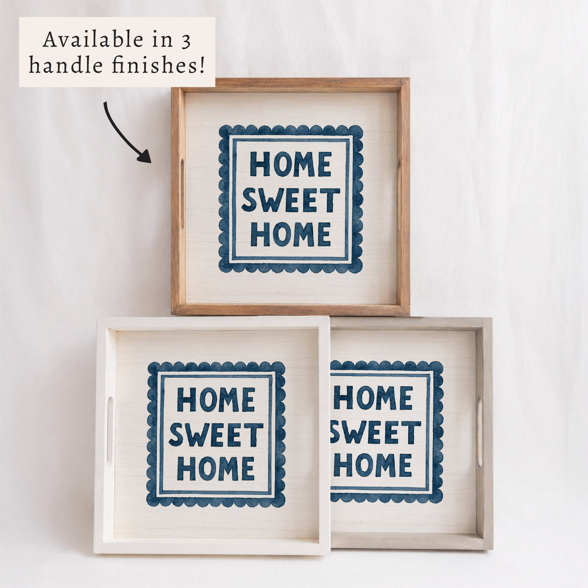 Home Sweet Home Stamp Serving Tray