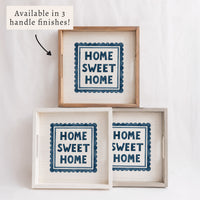 Home Sweet Home Stamp Serving Tray