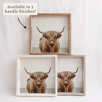 Highland Cow Serving Tray