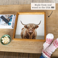 Highland Cow Serving Tray
