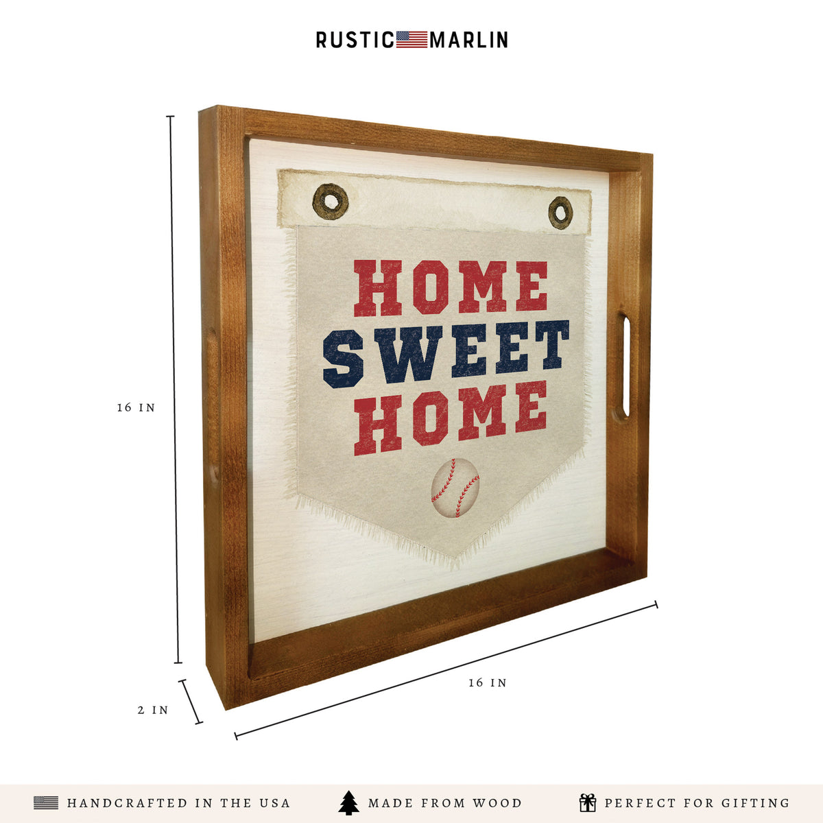 Home Sweet Home Sox Serving Tray