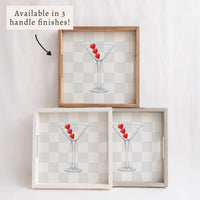 Heart Martini Serving Tray
