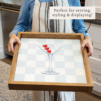 Heart Martini Serving Tray