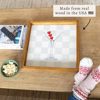 Heart Martini Serving Tray