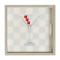 Heart Martini Serving Tray