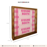 Kissing Booth Serving Tray