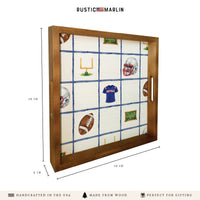 Buffalo Football Icons Serving Tray