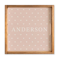 Hearts Personalized Serving Tray