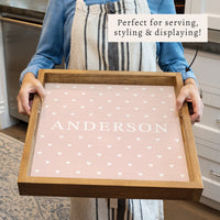 Hearts Personalized Serving Tray