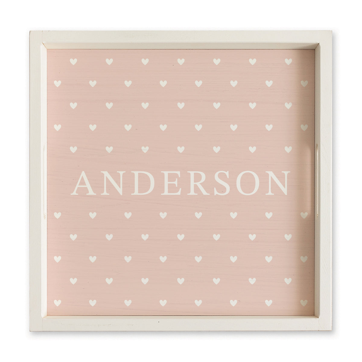 Hearts Personalized Serving Tray