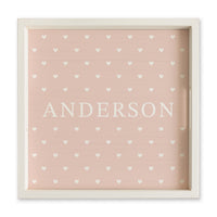 Hearts Personalized Serving Tray