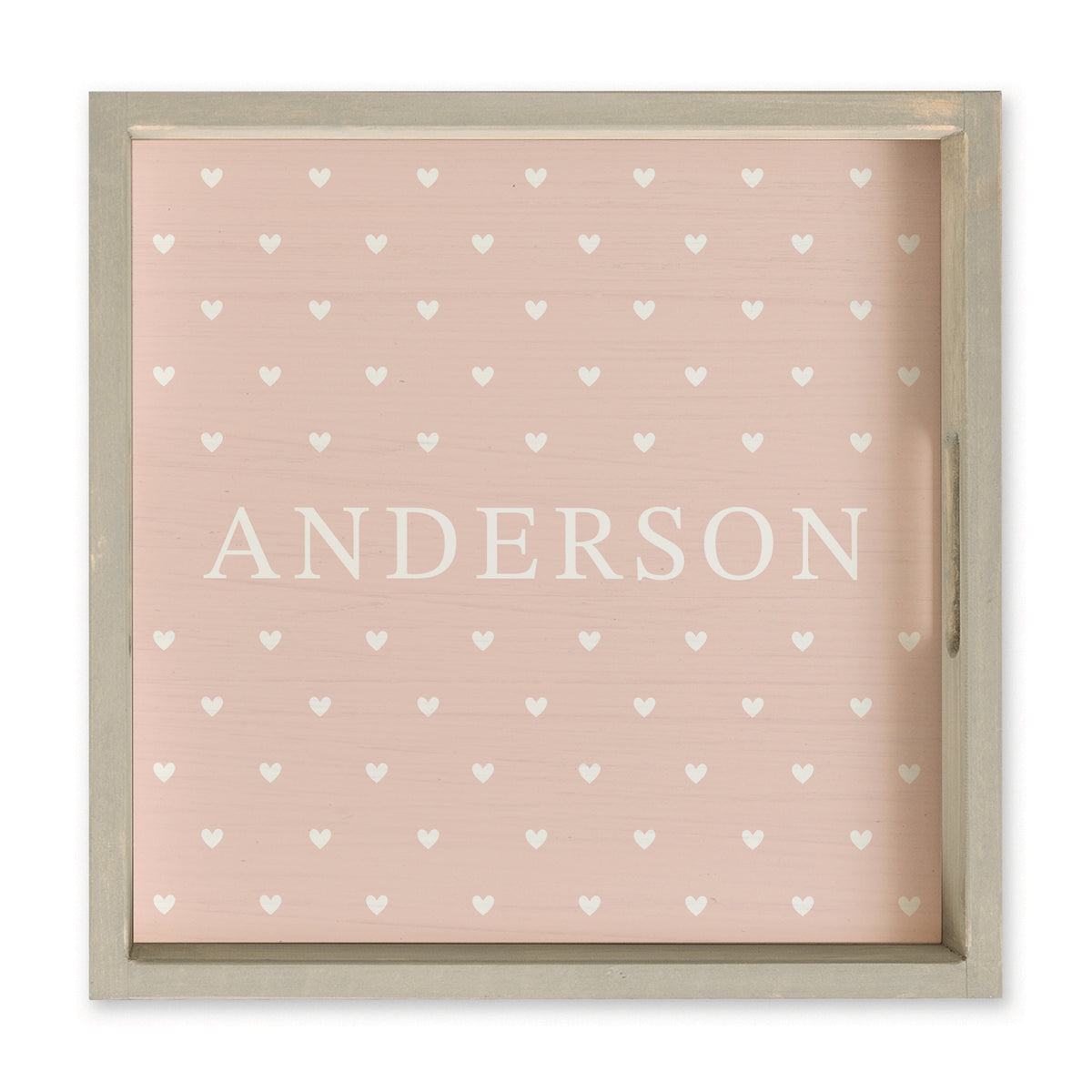 Hearts Personalized Serving Tray