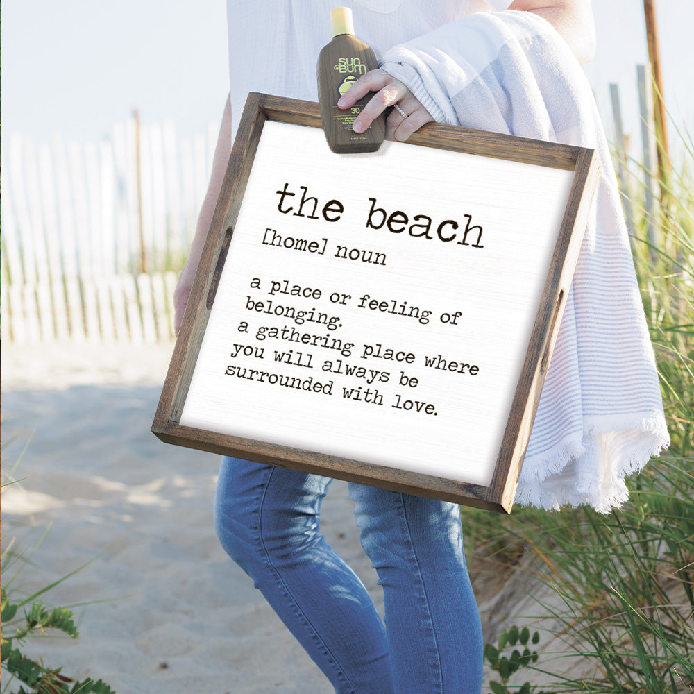 Home Definition Personalized Serving Tray