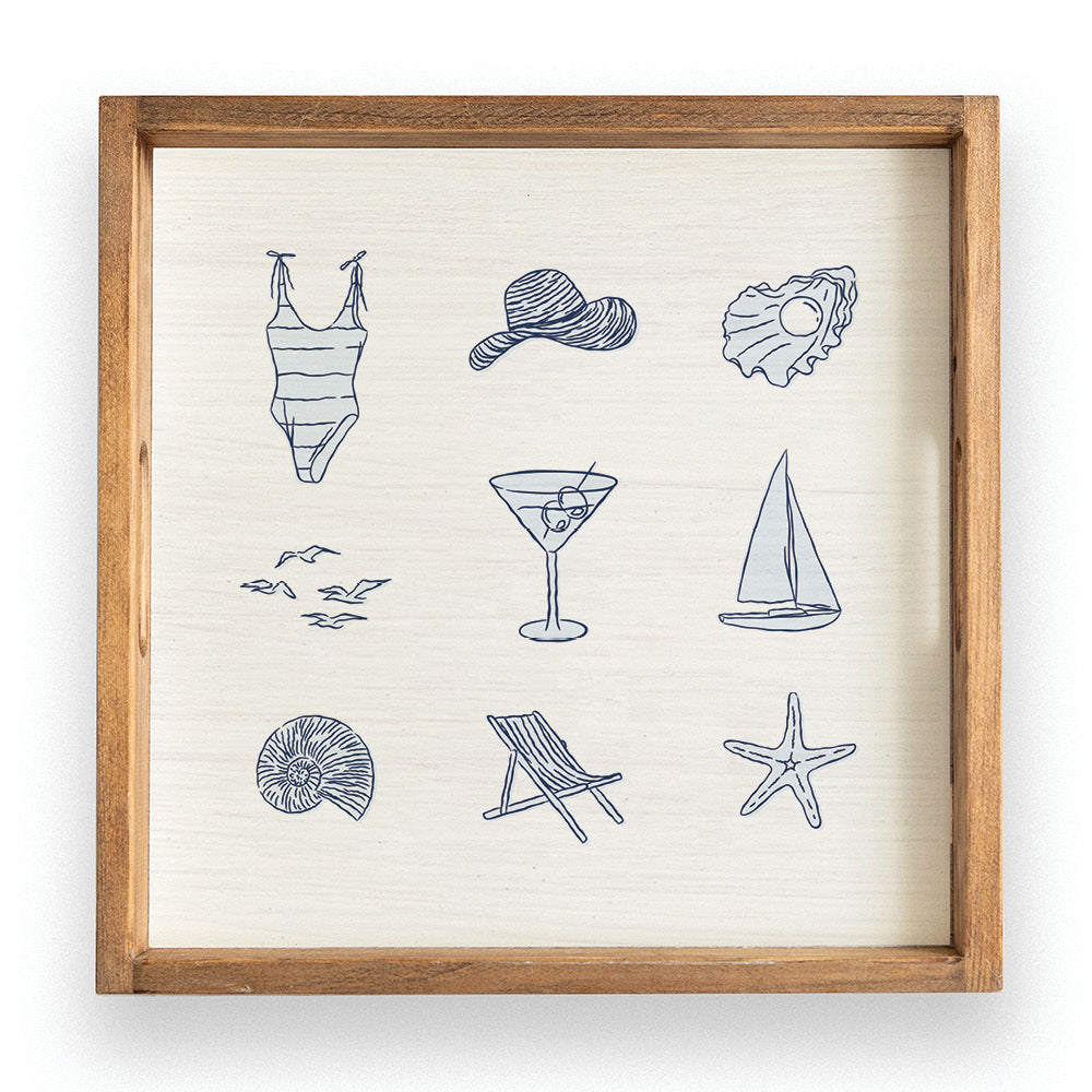 Coastal Icon Serving Tray
