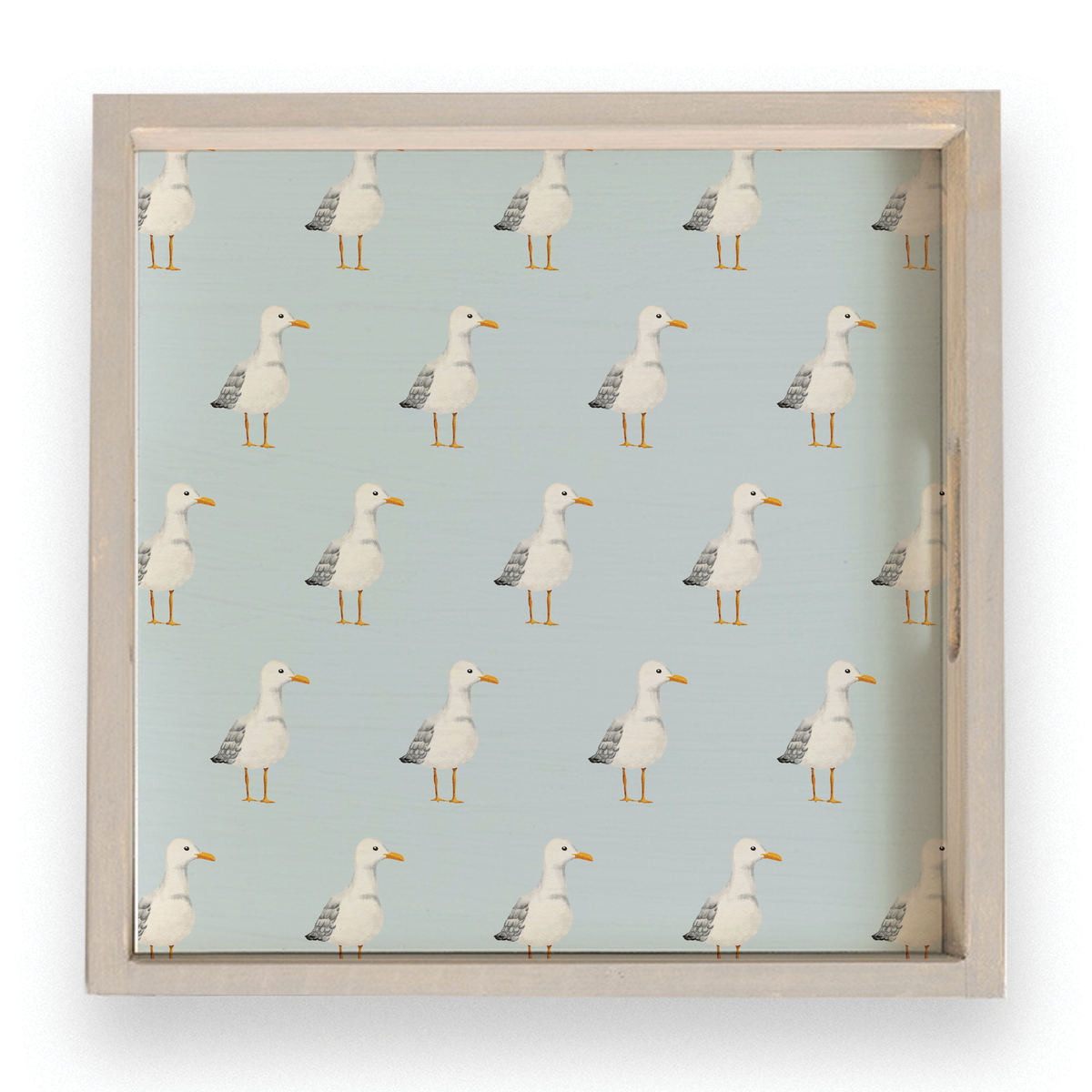 Seagull Pattern Serving Tray