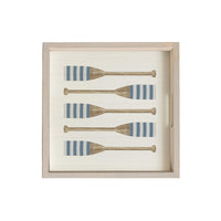 Striped Oars Serving Tray