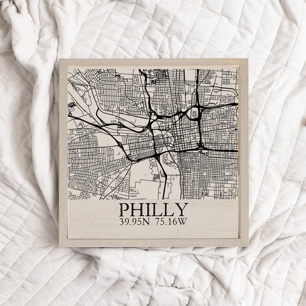 Philly City Grid Serving Tray