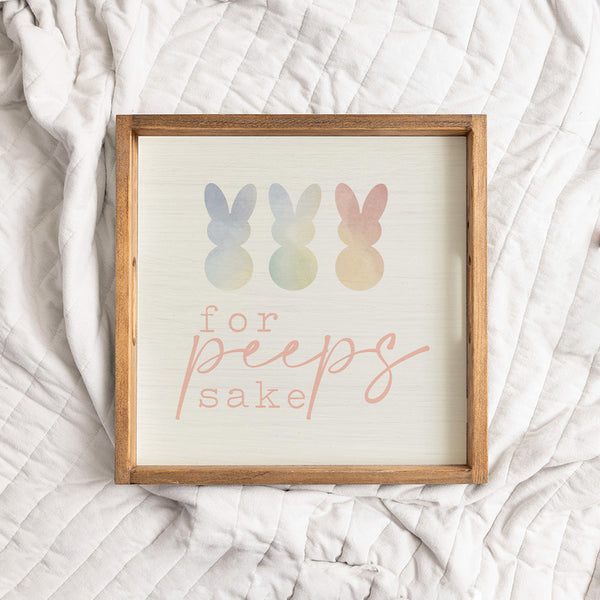 For Peeps Sake Wooden Serving Tray