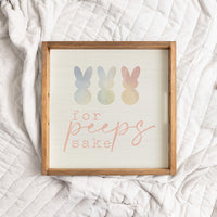 For Peeps Sake Wooden Serving Tray
