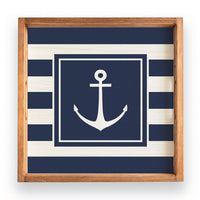 Anchor Stripes Serving Tray