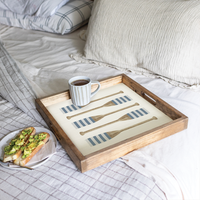 Striped Oars Serving Tray