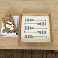 Striped Oars Serving Tray