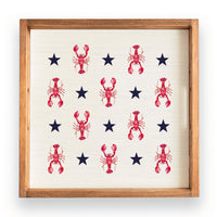 Patriotic Lobsters Serving Tray