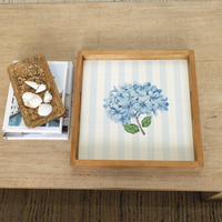Endless Summer Hydrangea Rustic Marlin Serving Tray
