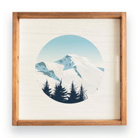 Scenic Mountain Top Serving Tray