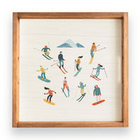 Snow Sport Harmony Serving Tray