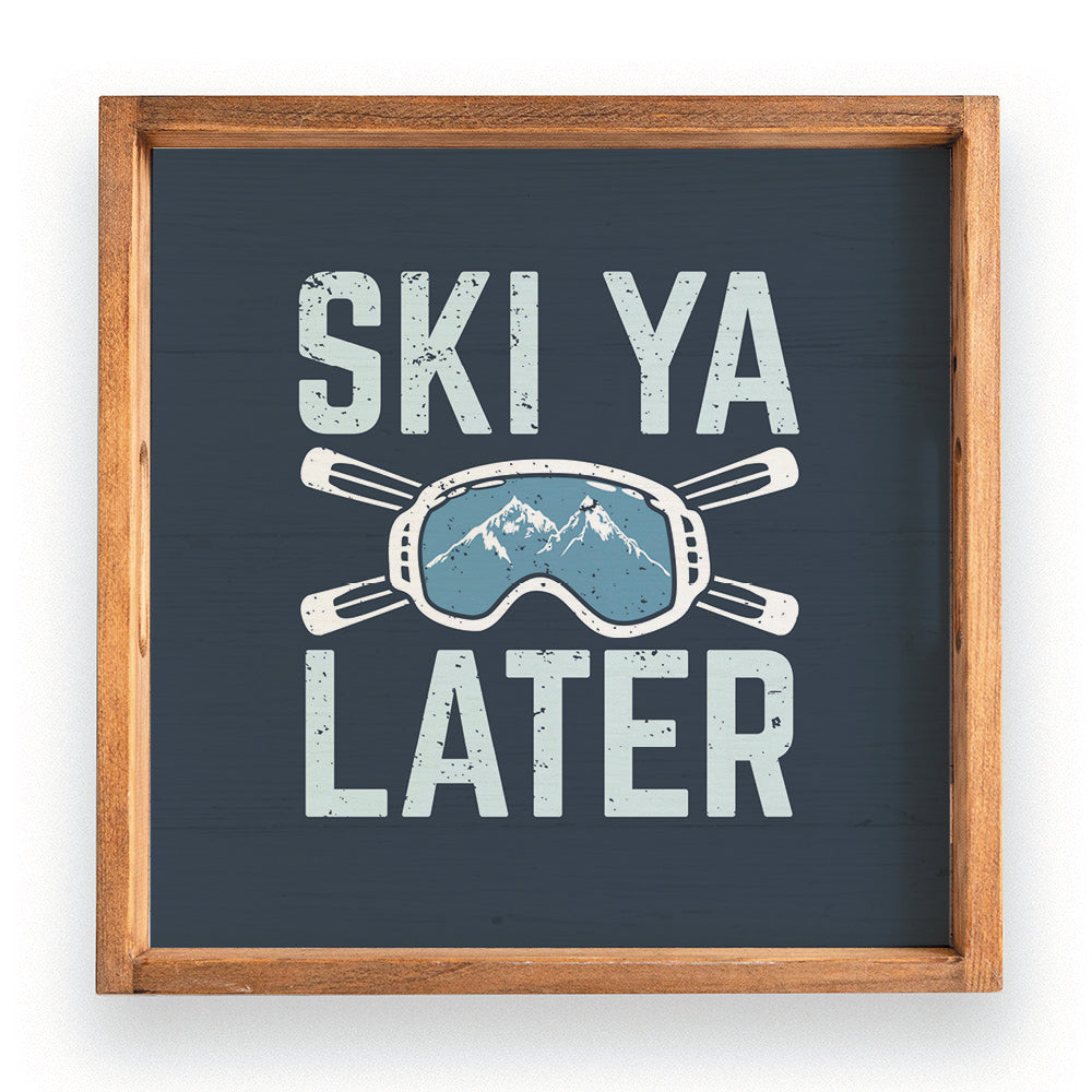 Ski Ya Later Serving Tray
