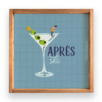 Apres Ski Martini Serving Tray