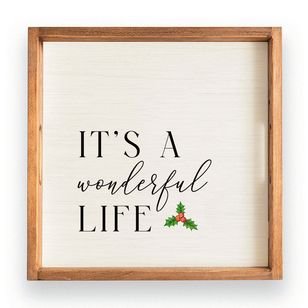 It's a Wonderful Life Serving Tray