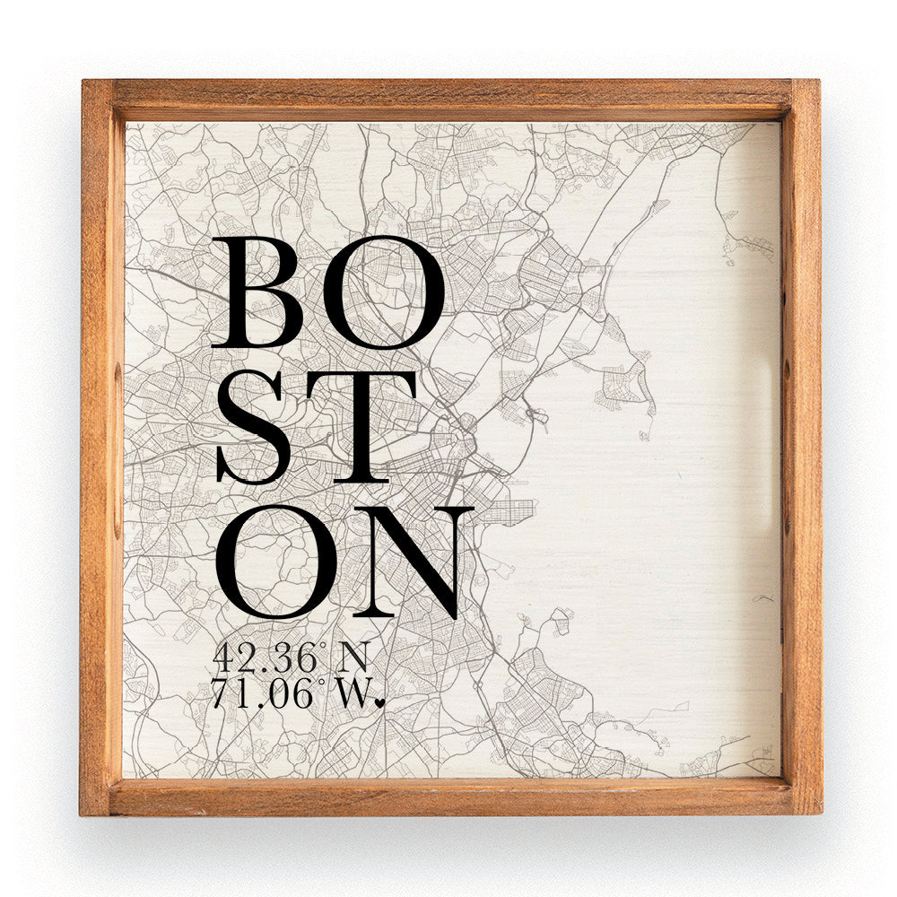 Boston City Grid Serving Tray