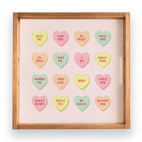 Conversation Hearts Serving Tray