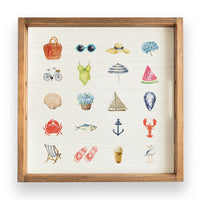 Favorite Summer Things Wooden Serving Tray