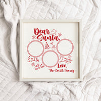 Dear Santa Personalized Serving Tray