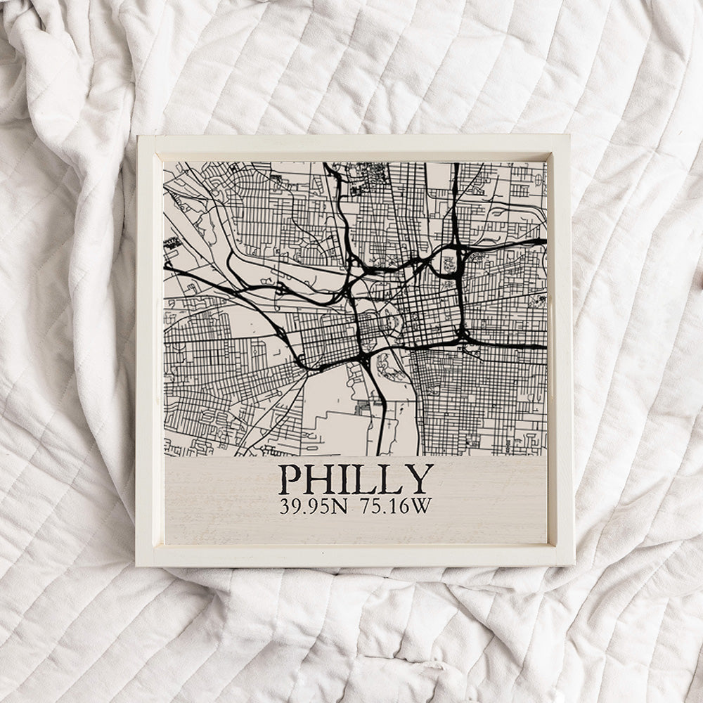 Philly City Grid Serving Tray