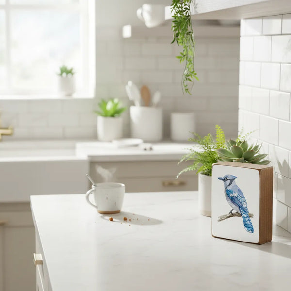 Blue Jay Block Sign