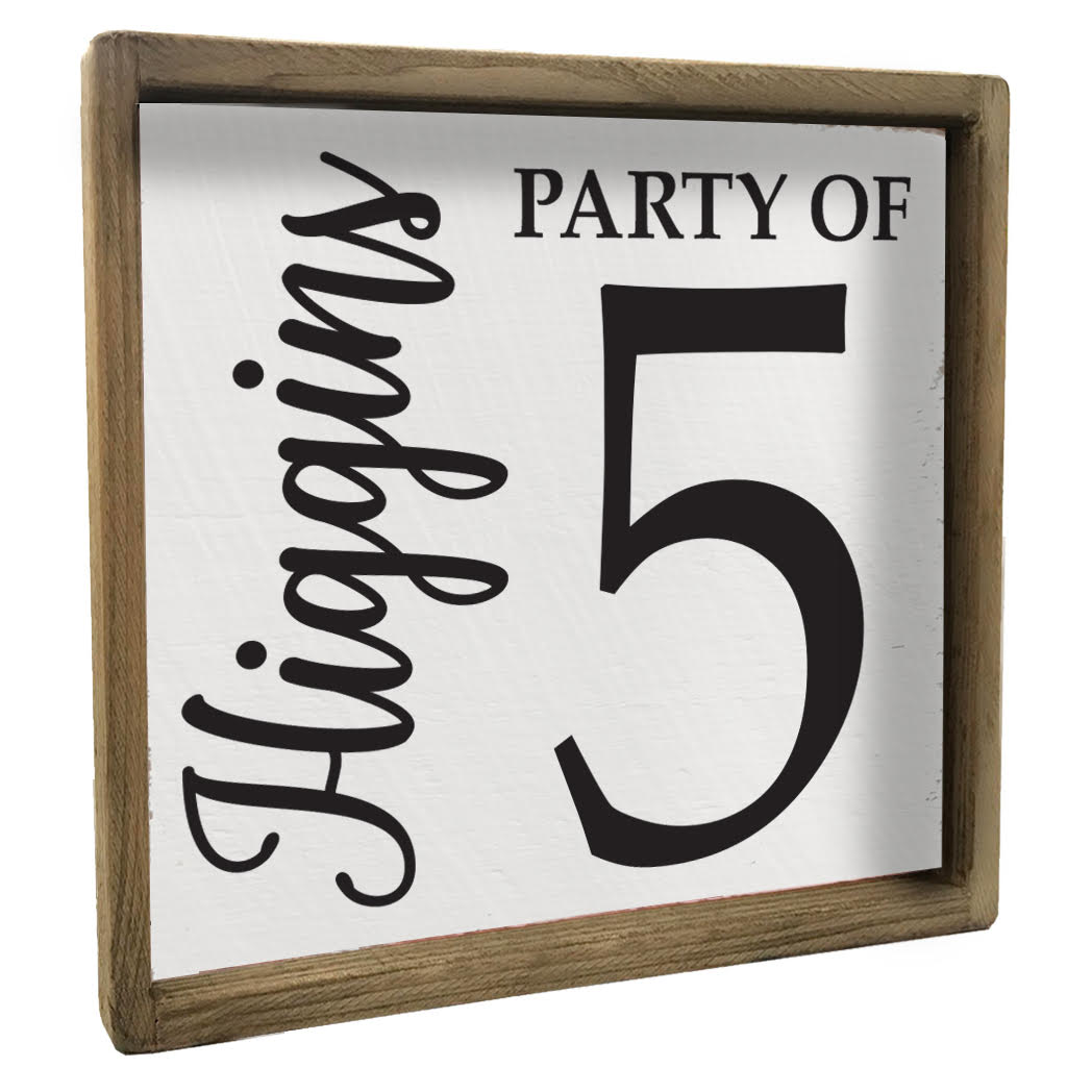 Party Sign