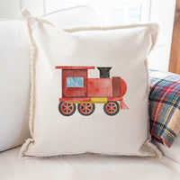 Train Square Pillow