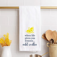 When Life Gives You Lemons Tea Towel