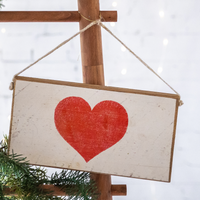 Red Heart Twine Sign