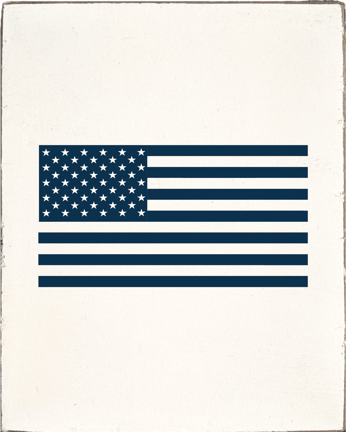 Navy Symbols Decorative Wooden Block