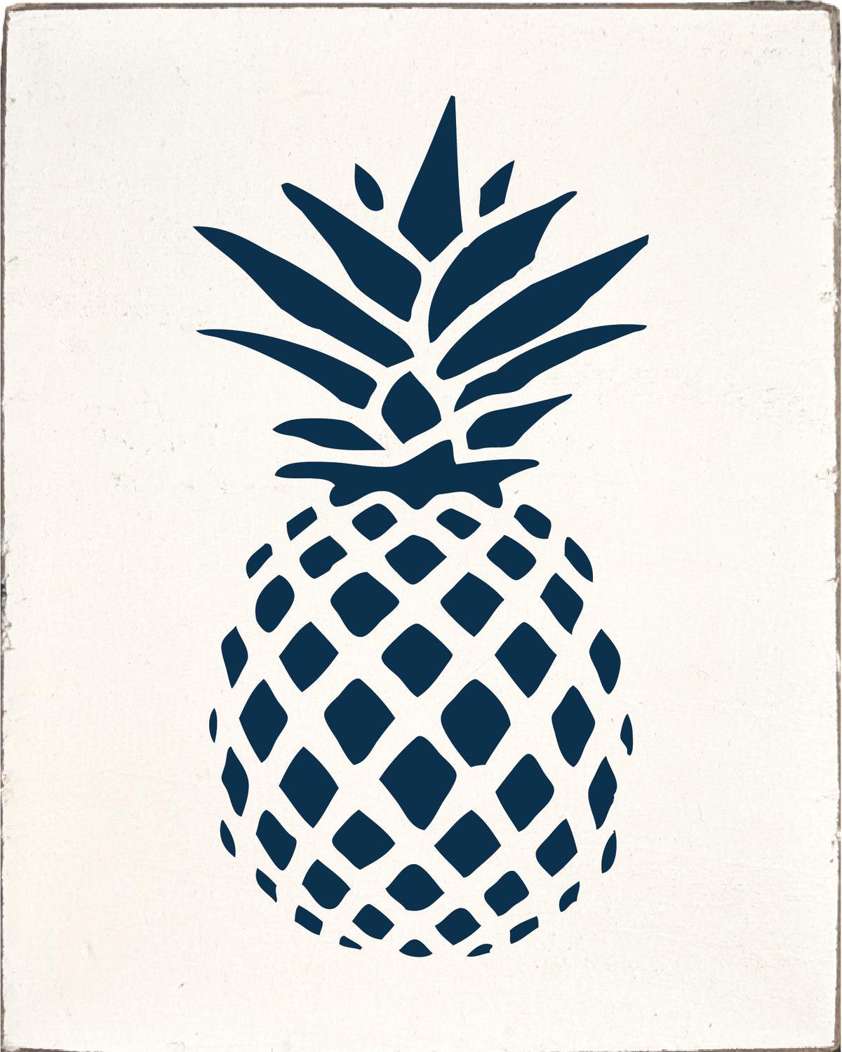 Navy Symbols Decorative Wooden Block