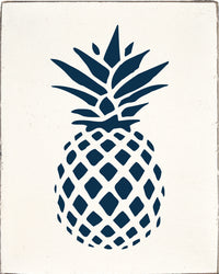 Navy Symbols Decorative Wooden Block