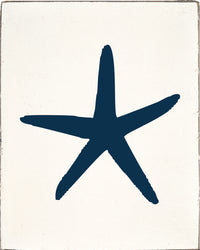 Navy Symbols Decorative Wooden Block