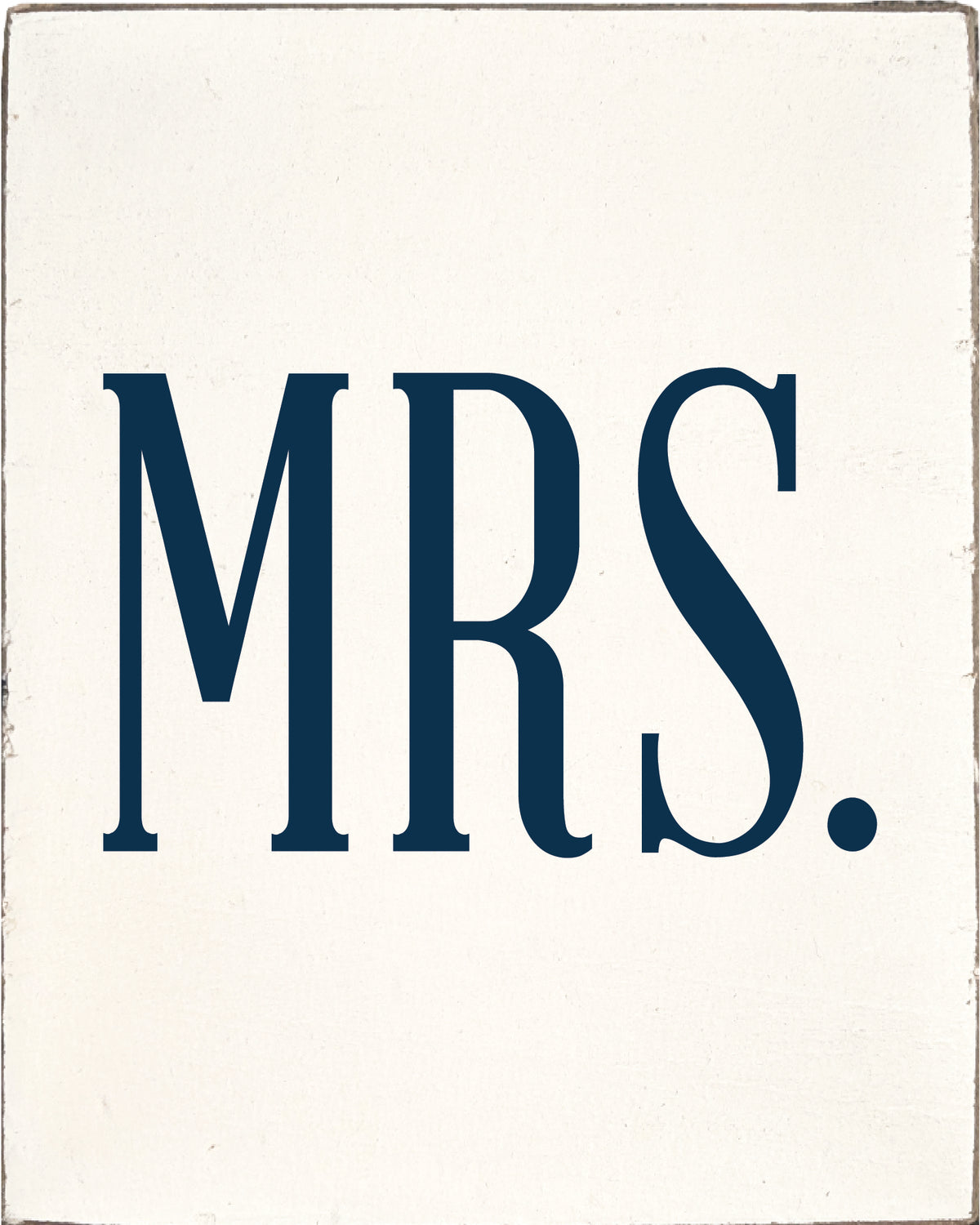 Navy Symbols Decorative Wooden Block