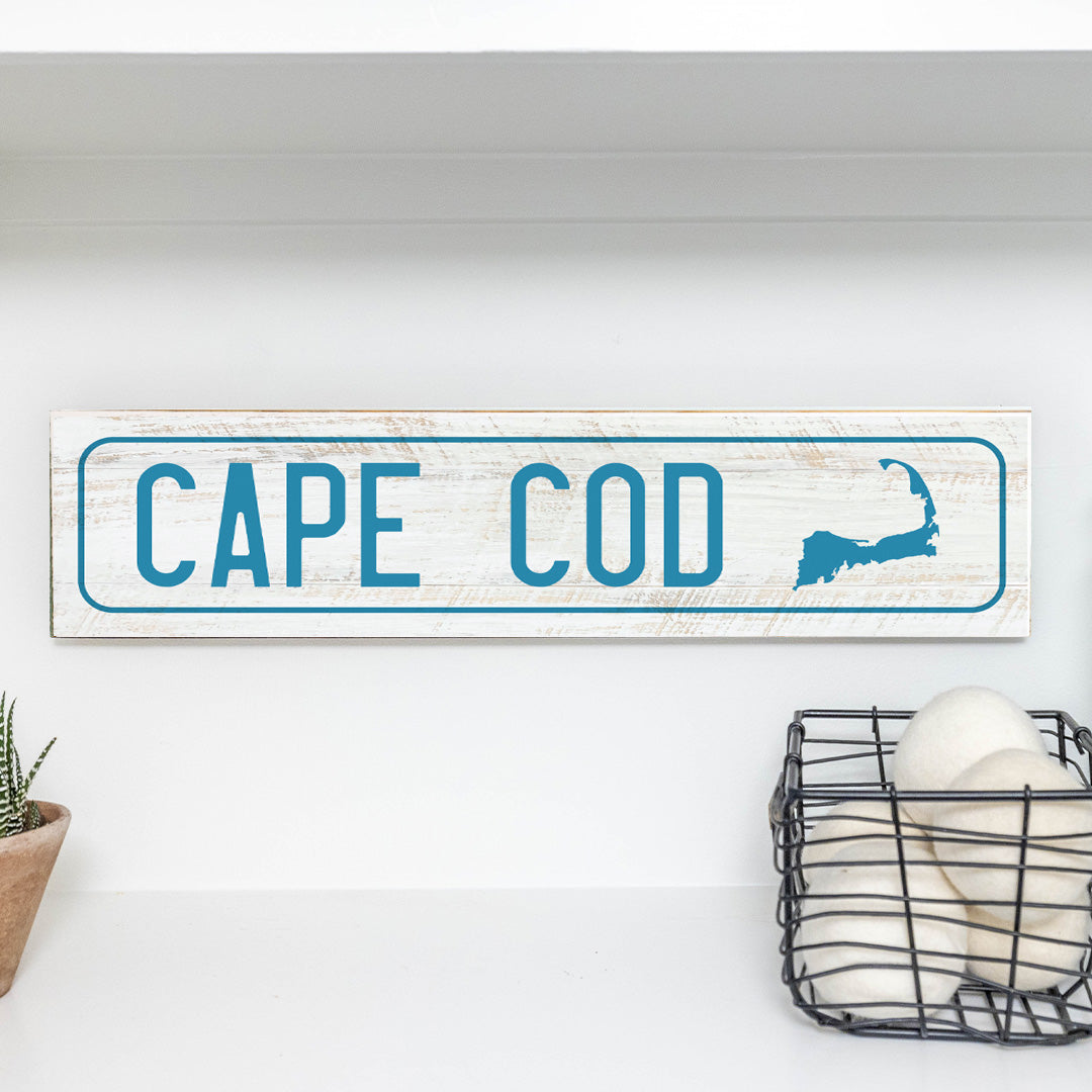 Cape Cod Distressed Barn Wood Sign